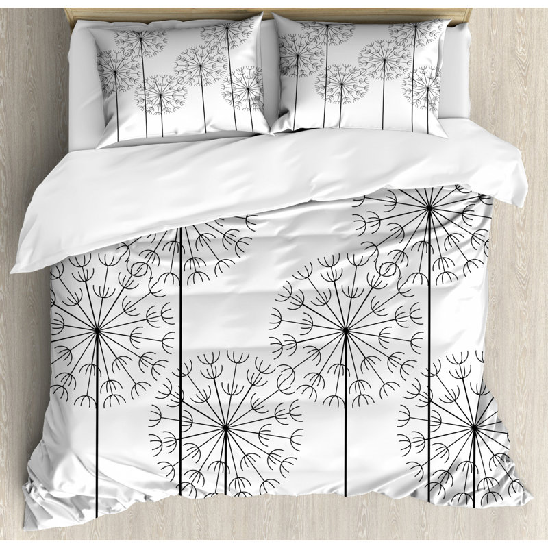 East Urban Home Floral Duvet Cover Set Wayfair